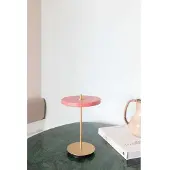 UMAGE Lampe de Table , Asteria Move, dimmable, Rose / rosé, Salon / séjour, Métal, Design