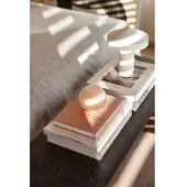 OYOY Lampes de table L18 x W18 x H24.5 blanc