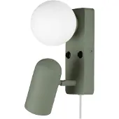 Globen Lighting Applique Murale , Vert, Salon / séjour, Verre