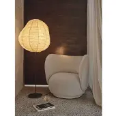 Ferm Living Lampadaire , Beige, Salon / séjour, Papier / carton