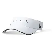 Born Casquette de sport 'Visor' noir / blanc