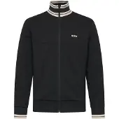 BOSS pour homme. 50543081 Sweat Zone noir (XS), Casuel, Coton