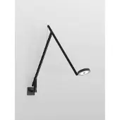 Rotaliana Applique Murale , dimmable, Noir, Aluminium