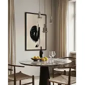 DCW éditions Chaumont Suspension Ø 15 cm | Nickel | White