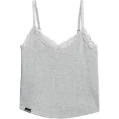 Superdry Femme Athletic Essentials Cami Top Coupe Ajustée Gris Taille: 38-40