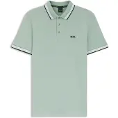 BOSS T-Shirt 'Paddy' menthe / noir / blanc