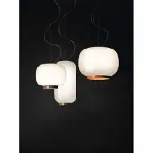 Foscarini Chouchin Reverse Suspension Chouchin 3 Reverse (Grey) | Integrated LED Dimmable