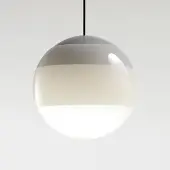 Marset Suspension , Dipping Light, dimmable, Blanc, Salon / séjour, Verre, Design