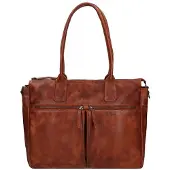 Bear design Hommes, Sac à main, CP 1657 COGNAC, Marron