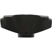 P2r Carenage-couvre guidon scoot adaptable peugeot 50 vivacity 1998+2007 noir brillant --