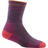 Darn Tough Femmes, Chaussettes de sport, Women's Hiker Micro Crew Midweight with Cushion (35 - 38), Violet