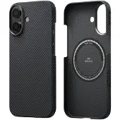Pitaka Ultra-Slim Case (Apple iPhone 17), Coque pour téléphone portable, Noir, Gris