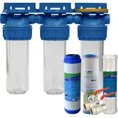 Alapure Filtre à eau de pluie avec filtre lavable