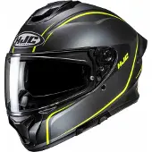 HJC C71 Quez MC3HSF Casque Intégral Mat/Noir/Jaune XS unisex