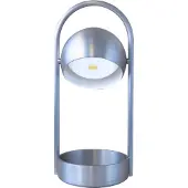 Frandsen Ball Lampe Portable Brushed Aluminium