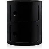 Kartell Componibili Classic Unité de Rangement Black | 2 doors