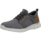 Rieker Pantoufle 'Slipper Herren B7796 42 Textil & Kunststoff (Synthetik) in grau' gris