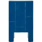 House Doctor Table d'appoint Brick bleue