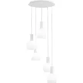 Eglo Lampe suspendue blanche Pascoa 5 lumières