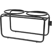 District 70 Butler Support pour Bol d'Alimentation - Chien - M - Noir