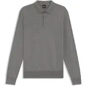 BOSS Pull en coton à col polo
