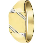 Lucardi Bague 'Luxuriös' or / argent