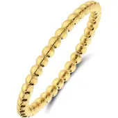 Lucardi Bague 'Glitzerndes Basic' or