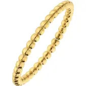 Lucardi Bague 'Glitzerndes Basic' or