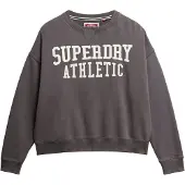 Superdry Sweat-shirt anthracite / blanc