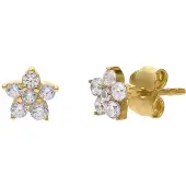Lucardi Boucles d'oreilles 'Schick' or