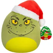 Squishmallows Weihnachts Grinch, 25cm (Grinch en chapeau de Père Noël)