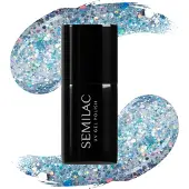 Semilac UV Hybrid Winter Collection vernis à ongles gel lampe UV/LED teinte 611 Violet Night 7 ml