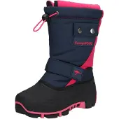 Kangaroos Bottes de neige 'Bean II' bleu marine / rose