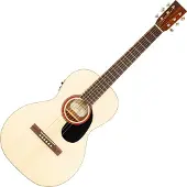 Kremona Steel String Series M16E Parlor guitare électro-acoustique folk avec housse
