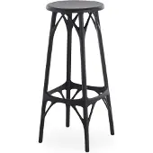 Kartell A.I. Tabouret Léger - Lot de 2 H 75 cm | Black