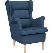 vidaXL Fauteuil bleu 74x84x100 cm tissu