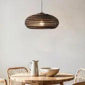 LumenXL Lampe suspendue à 1 lumière en carton - Haze