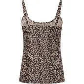 Chantelle Maillot de corps camel / brun foncé / noir