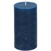 Arti Casa Bougie rustique Ø7xh13cm bleu