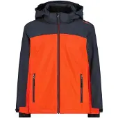 CMP Veste de ski pour enfants avec capuche amovible orange 164