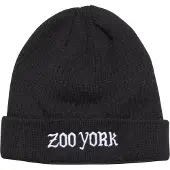 ZOO YORK Bonnet noir / blanc