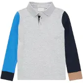 Tom Tailor 1033839 Long Sleeve Polo Gris 92-98 cm Garçon