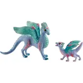 Schleich Bayala Flower Dragon And Baby 70592 Figure Multicolore Enfants