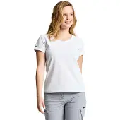 Slam Active Tech Pique Uv Short Sleeve T-shirt Blanc L Femme