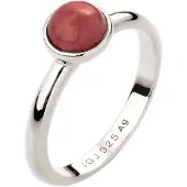 Elli Bague 'Achat' rouge / argent