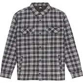 Quiksilver - Chemise confortable en coton - Venture Sherpa Overshirt Black Venture en Coton - Taille M - Noir