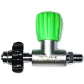 Metalsub M26 Bauer Drain Male Connector Valve Argenté
