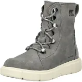 Sorel Bottines à lacets gris / blanc