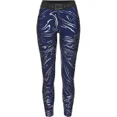 LASCANA Pantalon de sport bleu marine / noir / argent