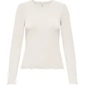 ONLY T-shirt 'ONLVirro' crème